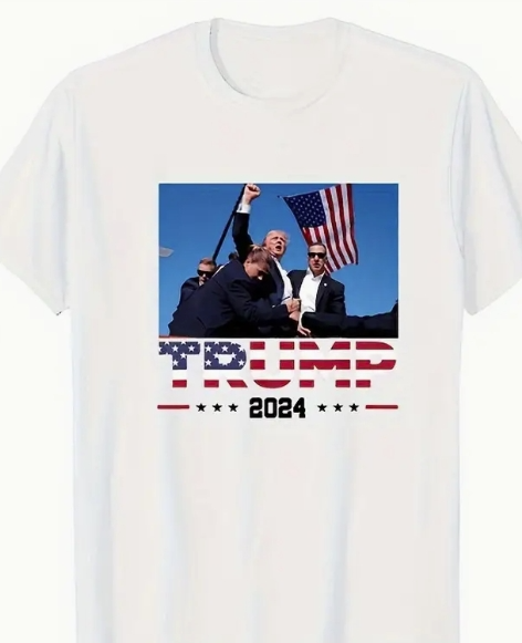 Trump 2024 Victory T-Shirt - Patriotic Rally Design