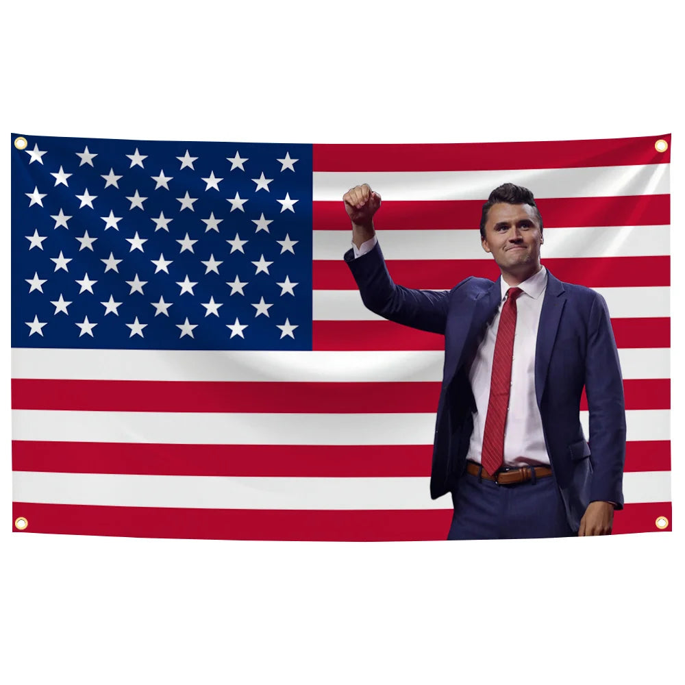Turning Point USA Charlie Kirk Flag