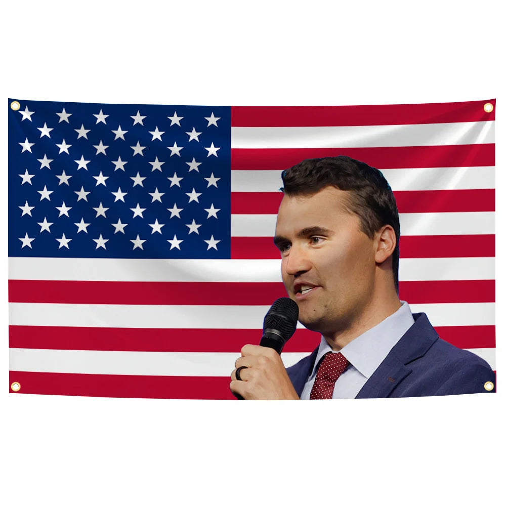 Turning Point USA Charlie Kirk Flag