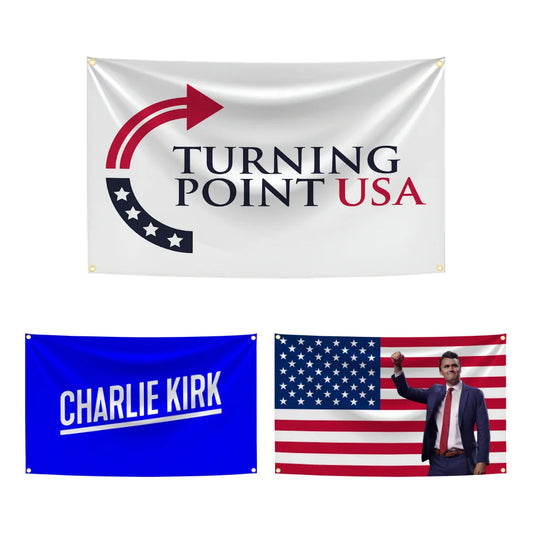 Turning Point USA Charlie Kirk Flag