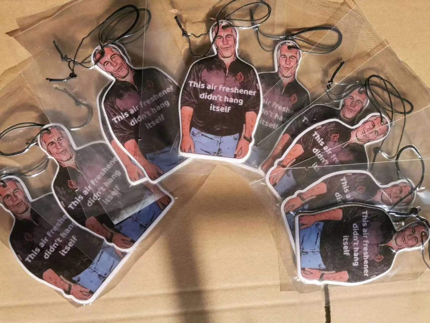 1PC Jeffrey Epstein Car Air Freshener