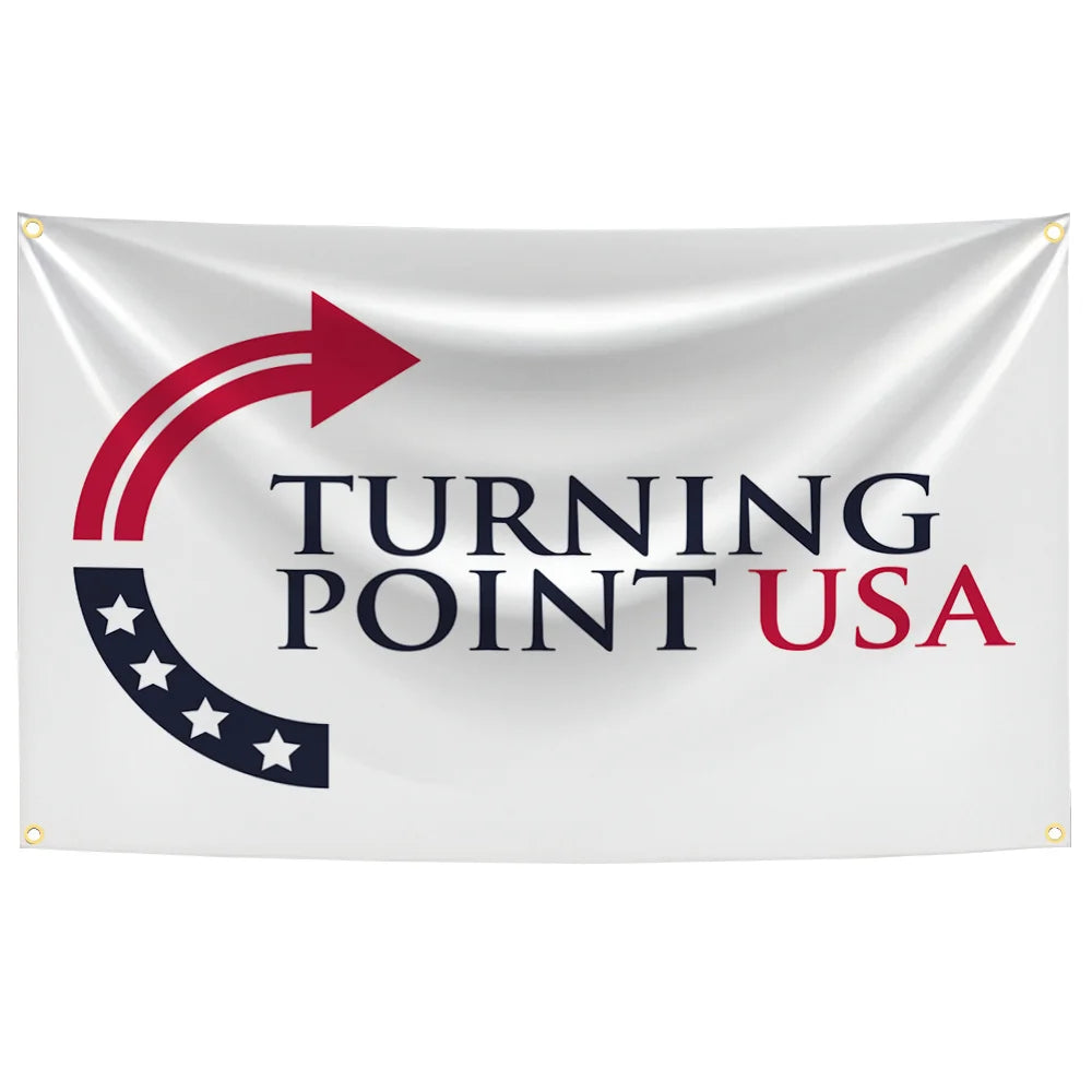Turning Point USA Charlie Kirk Flag